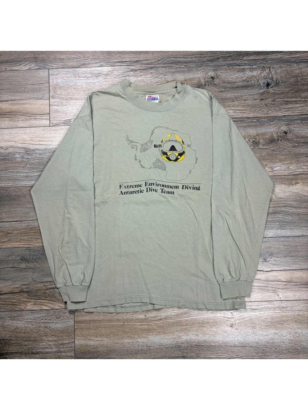 Vintage Hanes Beefy Antarctic Dive Team long sleeve T-shirt